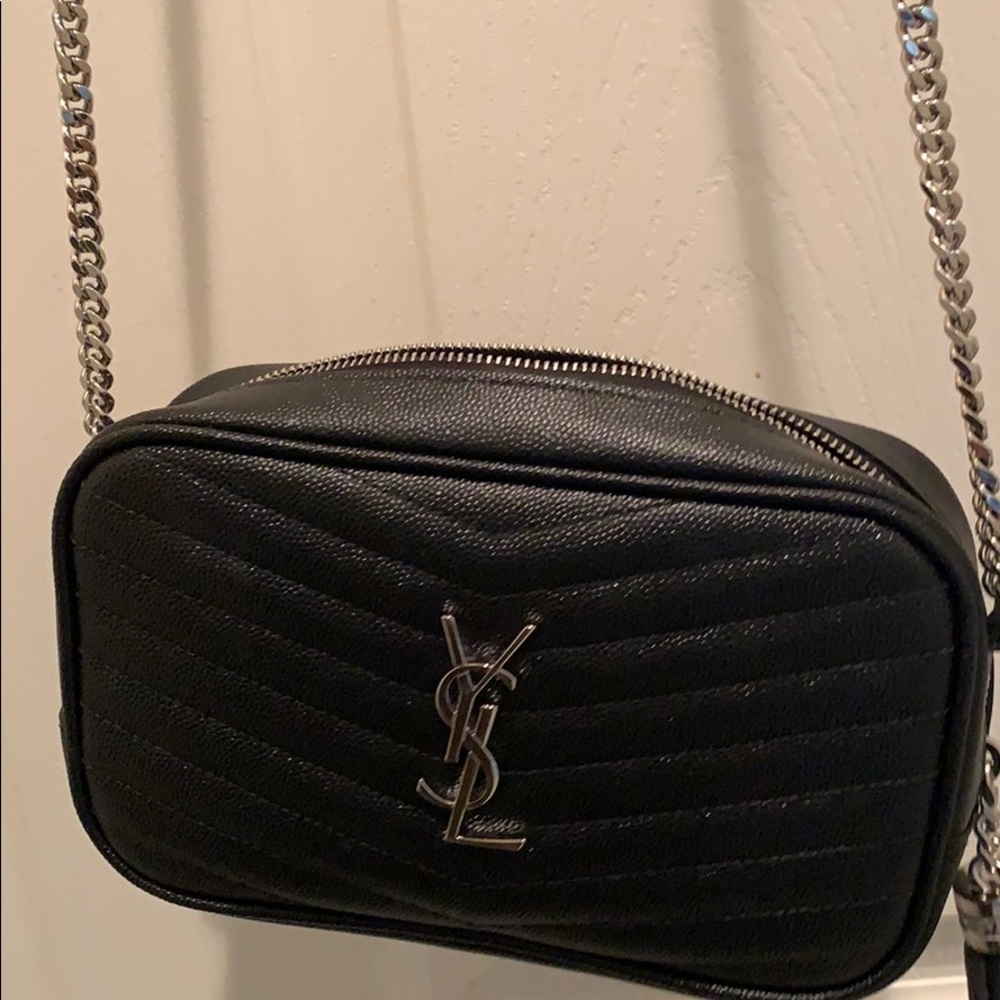 YSL monogram chain cross body